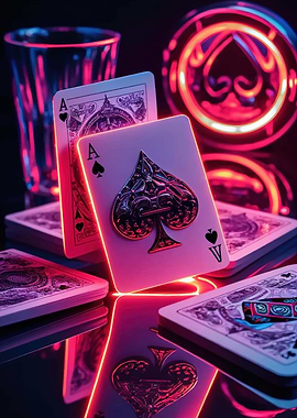 Ace of Spades Neon