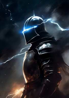 Dark Knight with Lightning