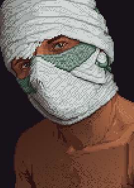 Bandaged Man Pixel Art