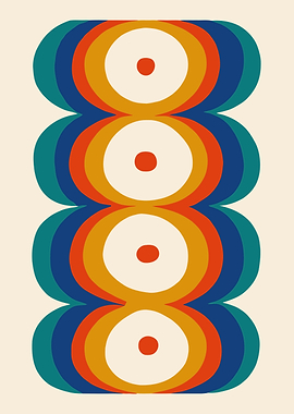 Retro Circle Pattern