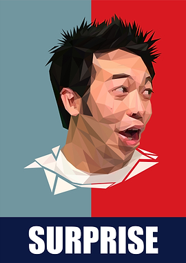 Surprised Man Poster