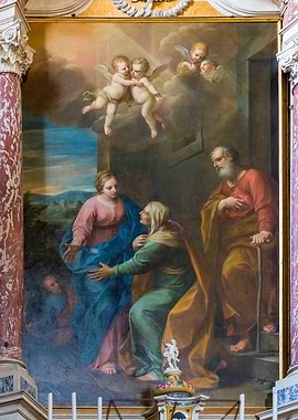 Religious Painting with Angels