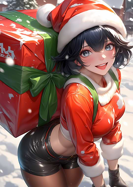 Christmas Anime Girl
