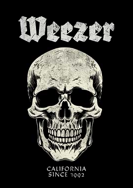Weezer Skull Graphic