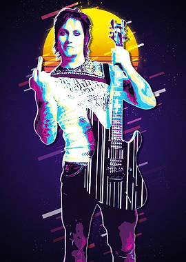 Synyster Gates 80s Rock Star Guitarist