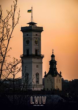 Lviv Cityscape Ukraine