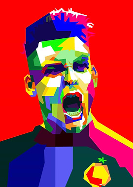 Martinez Football Sport Pop Art