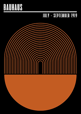 Bauhaus Geometric Art Print