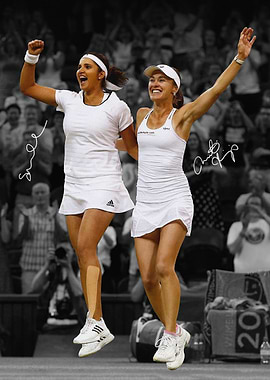 Sania Mirza and Martina Hingis