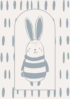 Cute Bunny Illustration