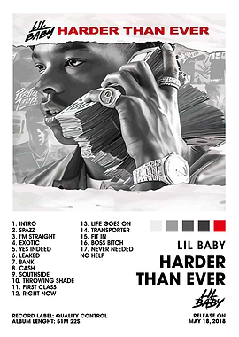 Lil Baby Harder Than Ever Album Cover