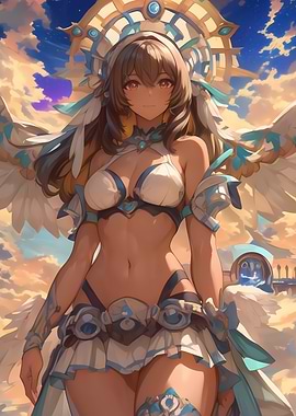 Angelic Anime Girl Gaming