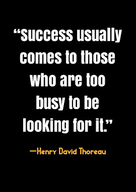 Success Quote - Thoreau