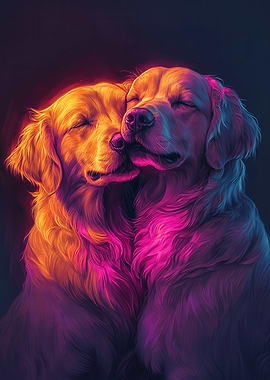 Golden Retriever Duo