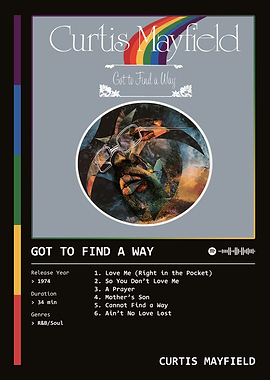 Got to Find a Way (1974) Album by Curtis Mayfield