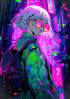 Cyberpunk Anime Girl