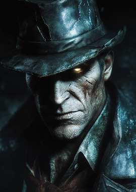 Mysterious Man in Hat