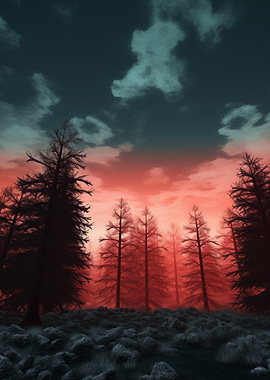Red Sky Forest
