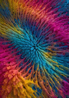 Abstract Colorful Swirls