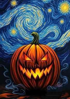Pumpkin Night Sky