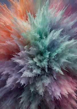 Abstract Color Explosion