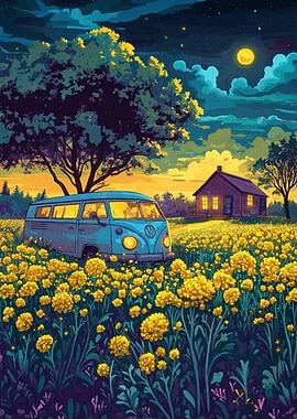 Van Flower Field