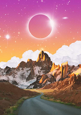 Mountain Road Eclipse
