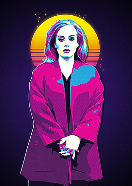 Adele Retro Pop Art