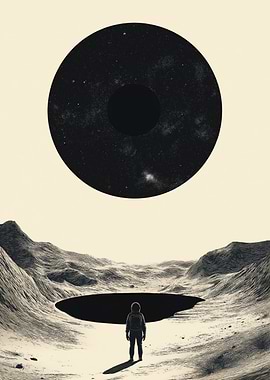 Astronaut and Black Hole Interstellar Black Hole movies