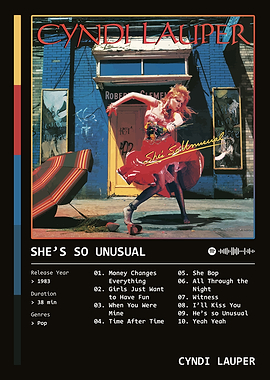 She's So Unusual (1983) Album by Cyndi Lauper