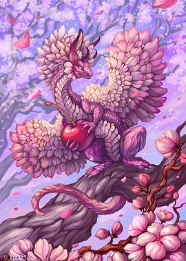 Cherry Blossom Sakura Dragon
