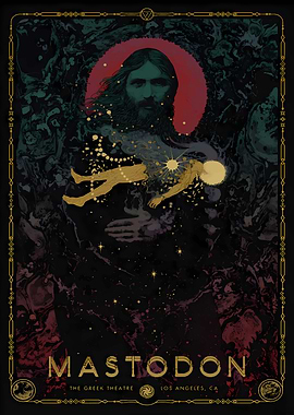 Mastodon Concert Poster