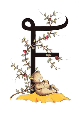 Sleeping Bear Letter F