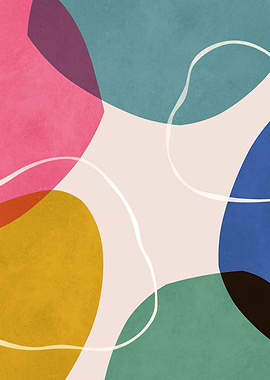 Abstract Shapes Wall Art