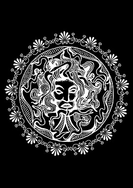 Medusa Gorgon Illustration