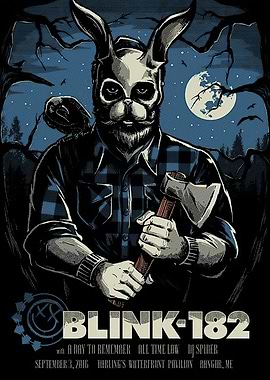 Blink-182 Concert Poster