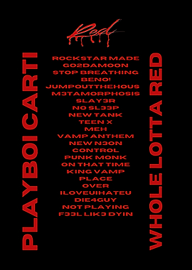 Playboi Carti Whole Lotta Red