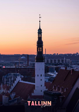 Tallinn Skyline Estonia
