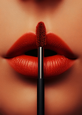 Red Lipstick Applicator
