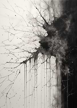 Black Ink Explosion