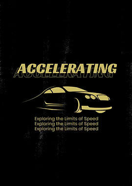 Accelerating Car Graphic