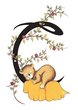 Sleeping Bear on the Letter C
