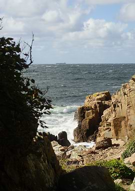 Rocky Coastline View