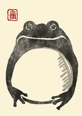 Matsumoto Hoji Grumpy Frog