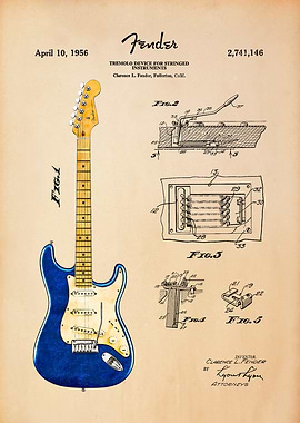 Fender Guitar Patent