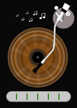 Vintage Record Player