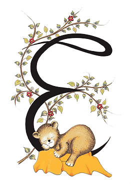 Sleeping Bear Letter E