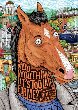 Bojack Horseman Quote Art