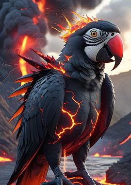 Lava Parrot