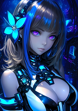Cyberpunk Anime Girl